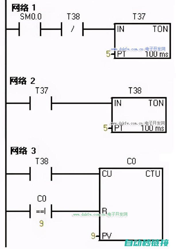 西门子跑马灯程序制作教程：入门篇 (西门子跑马灯plc梯形图)